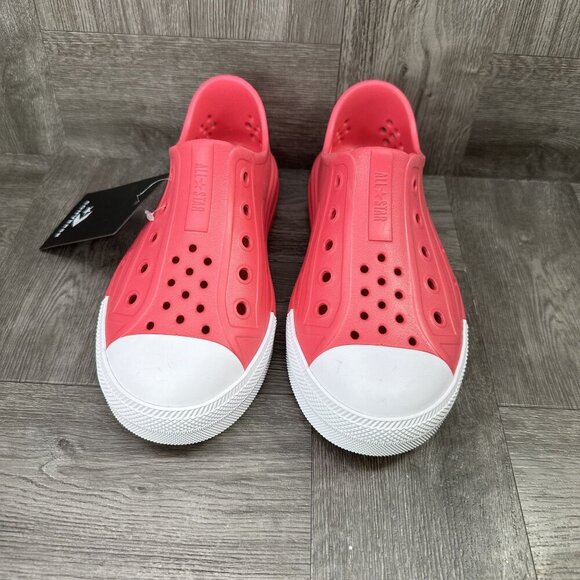 Converse Taylor All Star Play Lite CX Kids size 3 Pink Rubber Shoes - Picture 4 of 8